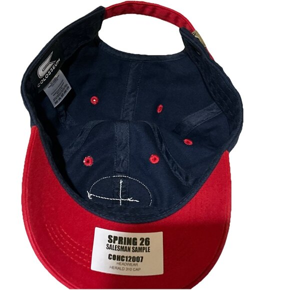 NEW Arizona Wildcats Navy Red Round Patch Embroidered Colosseum  Cap Hat - Picture 7 of 8